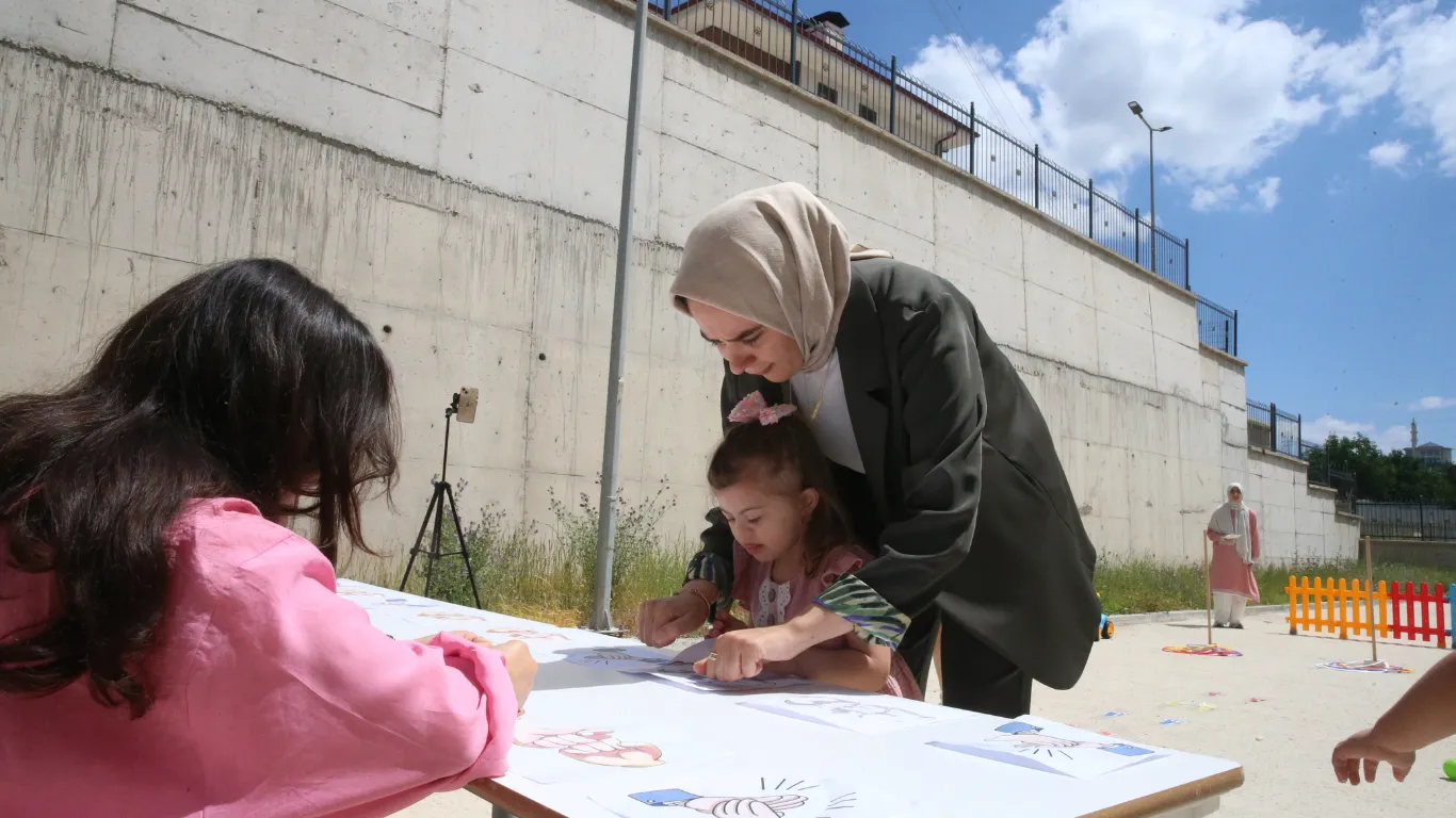 Tokat'ta özel gereksinimli çocuklar için mezuniyet töreni