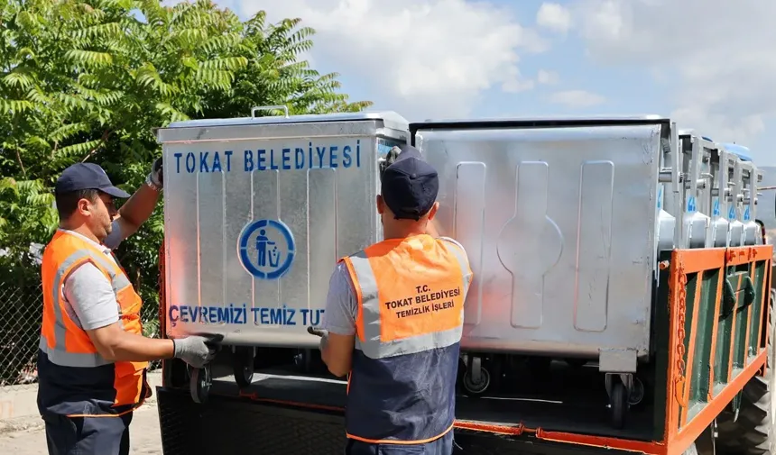 Tokat'ta mini damperli çöp toplama aracı hizmete girdi