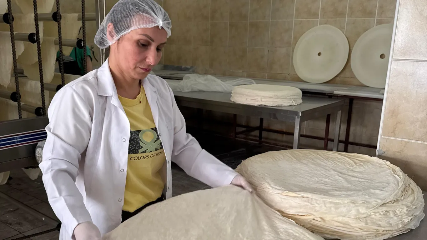 Giresun'da kadın girişimci yufka imalathanesinde 9 kişiye istihdam sağladı