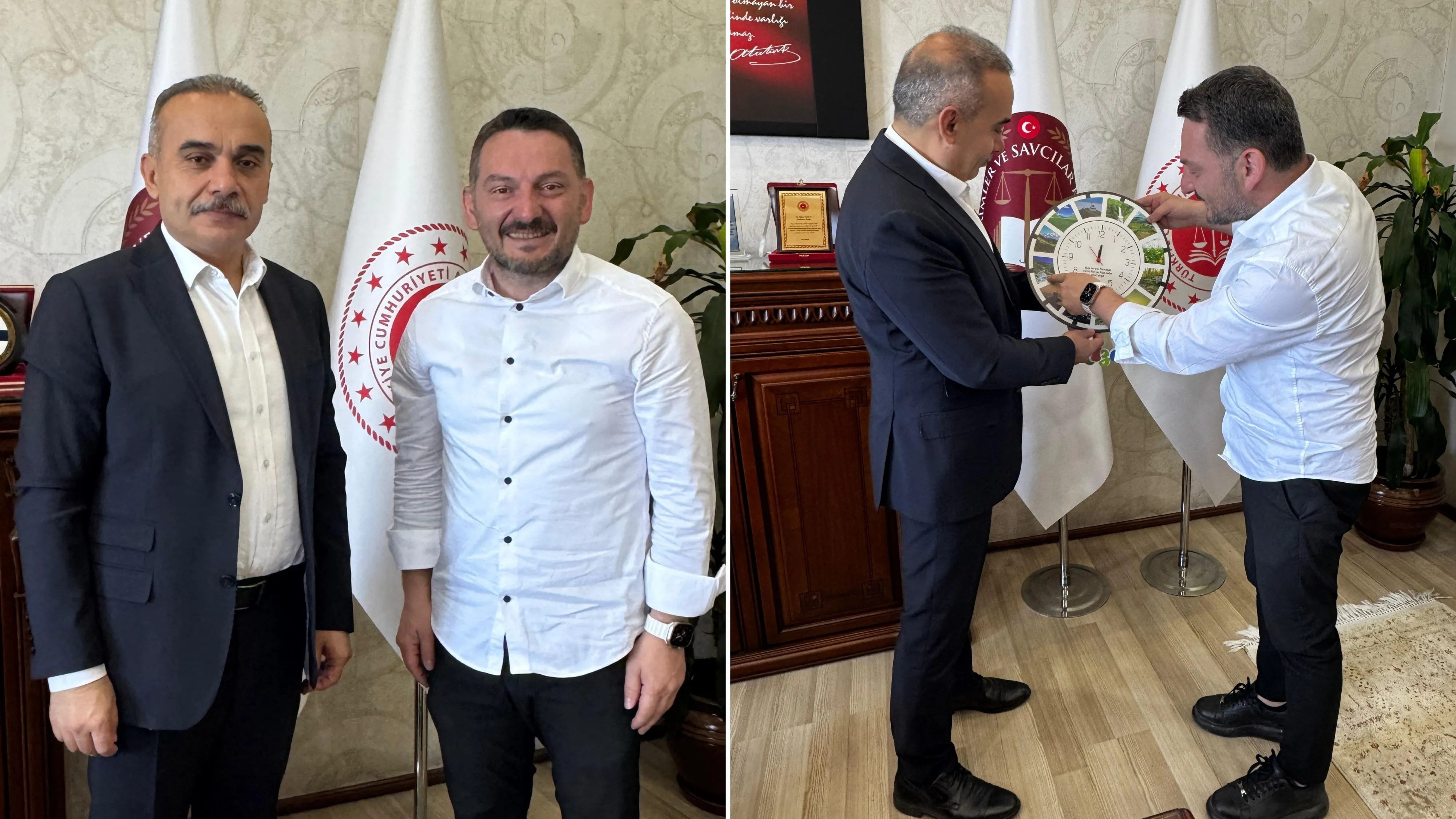 Rize Cumhuriyet Başsavcısı Mehmet Patlak veda ediyor