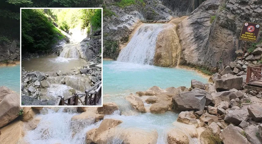 Mavi Göl'de turizm sezonu başlamadan bitti: Sodalı göl çamura döndü