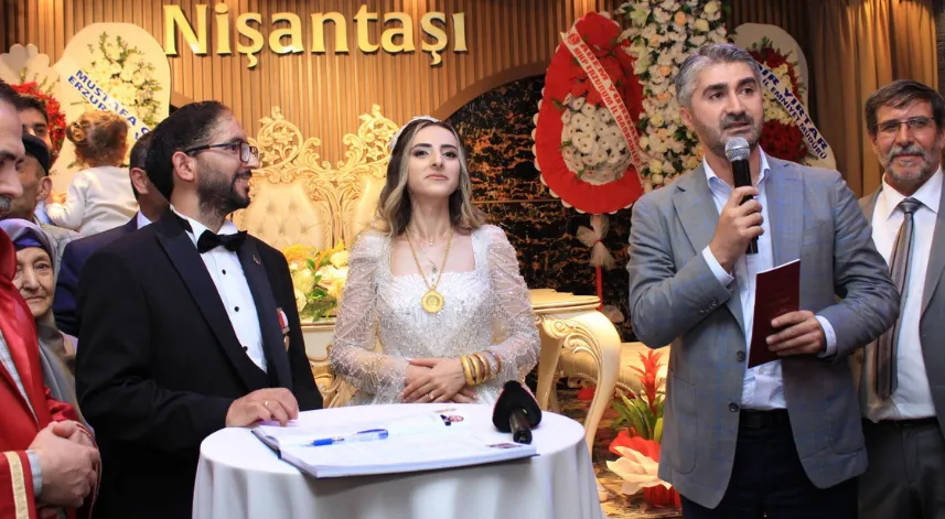 2025 aile yılında anlamlı nikah: Gazilik onuru ve sadakatin buluşması