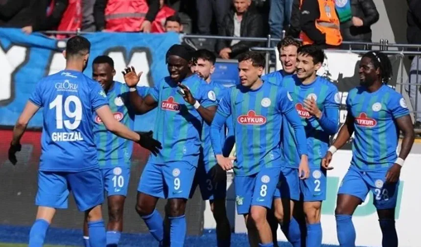 Çaykur Rizespor'dan sözleşmeleri biten oyuncular için teşekkür mesajı