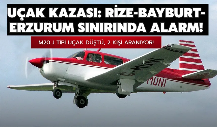 Uçak Kazası: Rize-Bayburt-Erzurum Sınırında Alarm!