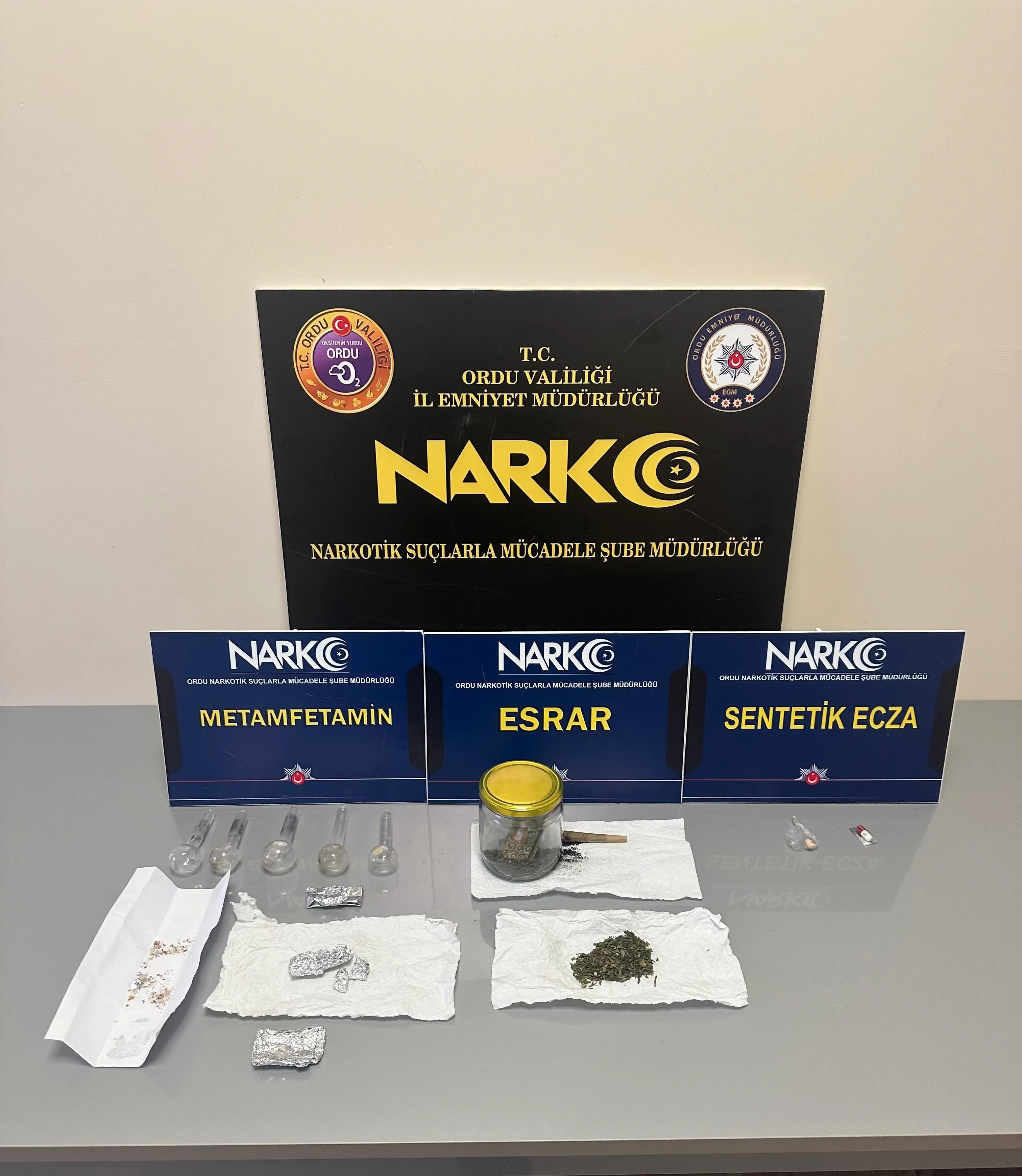 Ordu'da uyuşturucu operasyonlarında 4 tutuklama