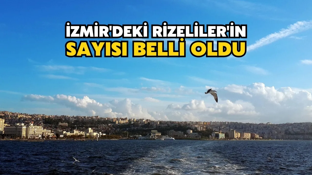 İzmir'deki Rizeliler'in sayısı belli oldu