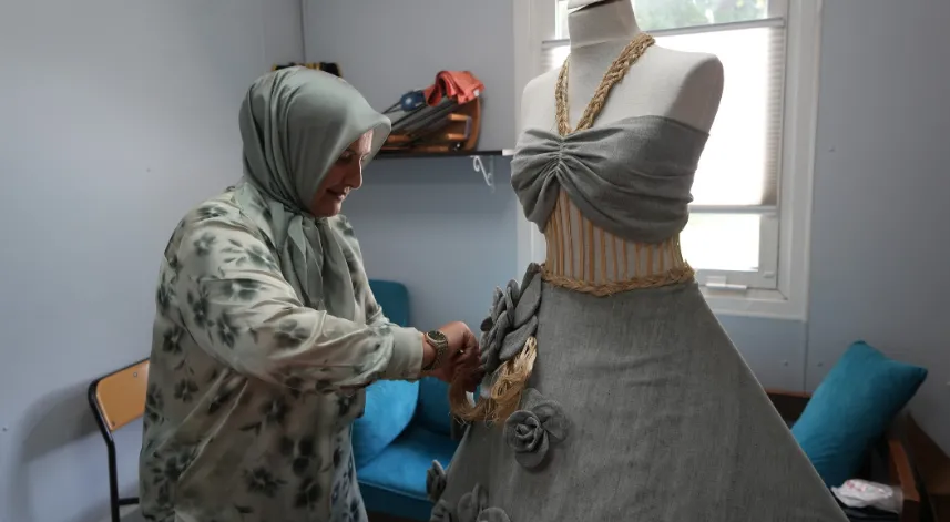 Kavurucu sıcaklarda kenevirden üretilen kıyafetlere yoğun ilgi