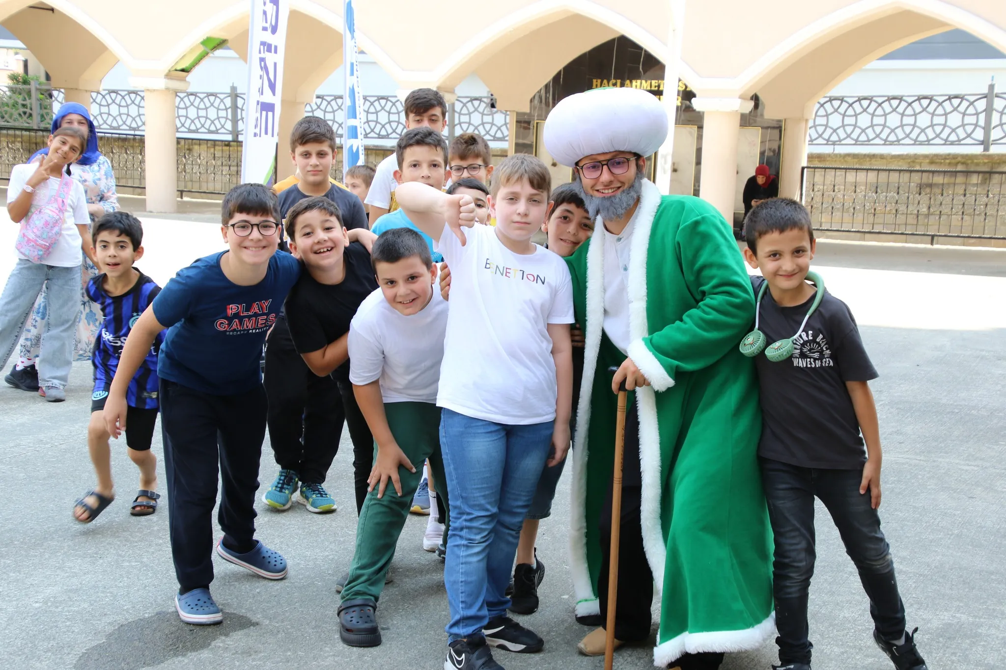 Rize'de Yaz Okulu Öğrencilerine Moral Etkinliği