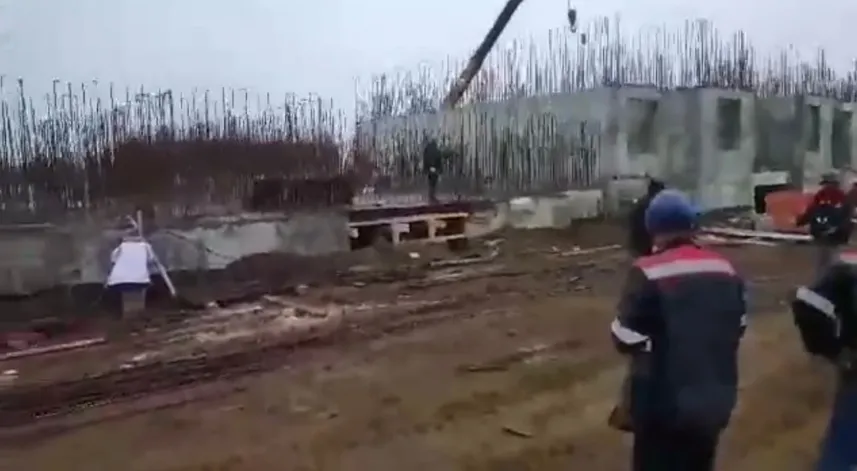 Bartınlı inşaat işçileri, Rusya'da deprem anını görüntüledi