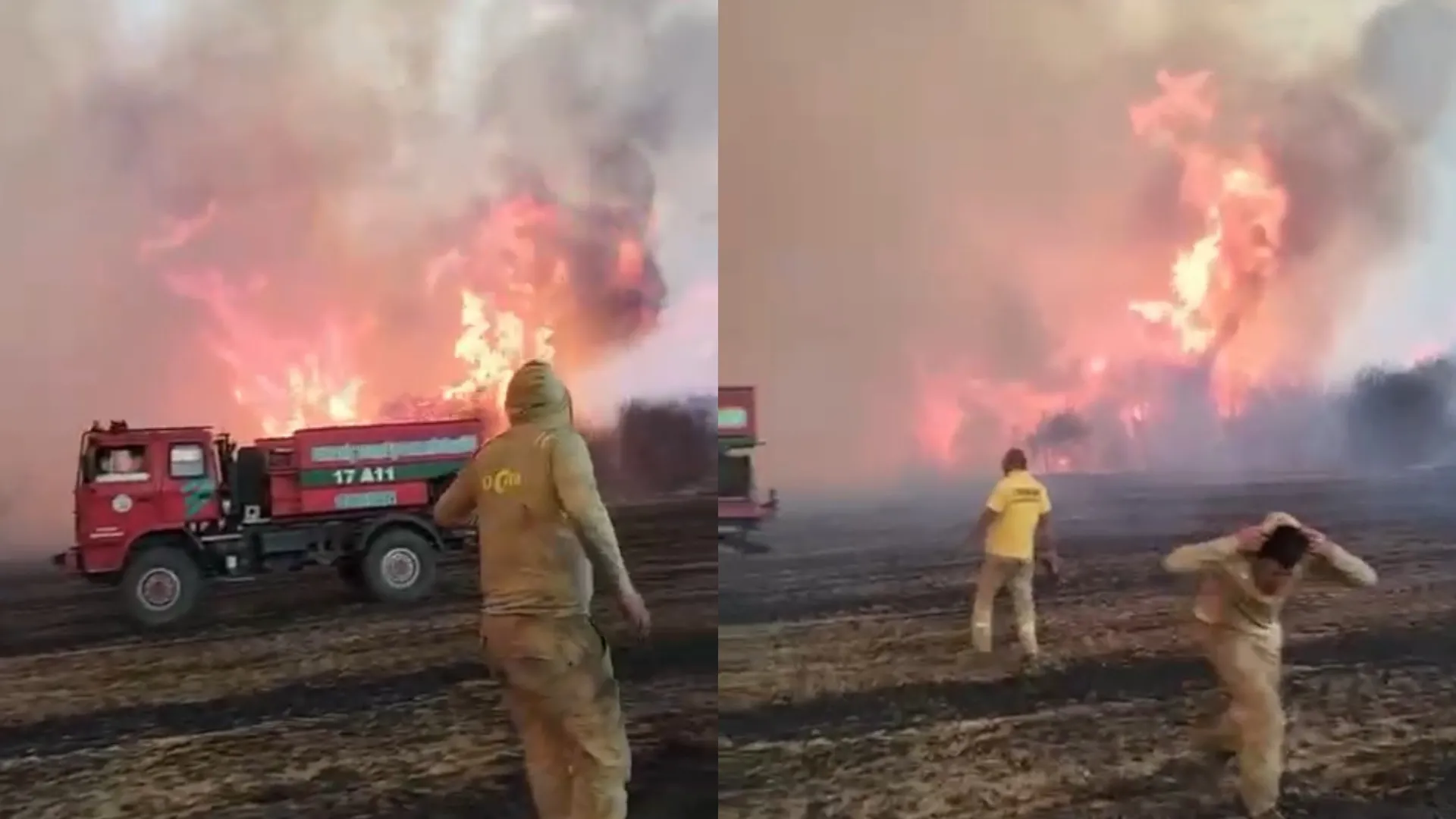 Çanakkale’de alev savaşçılarının zorlu mücadelesi kamerada