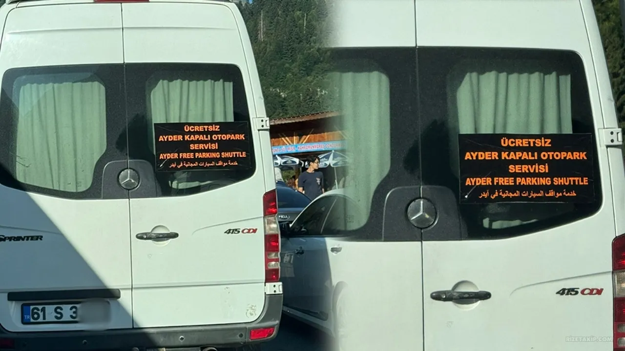 Ayder’de 61 Plakalı Taşıma Minibüsleri Tartışmaya Neden Oldu