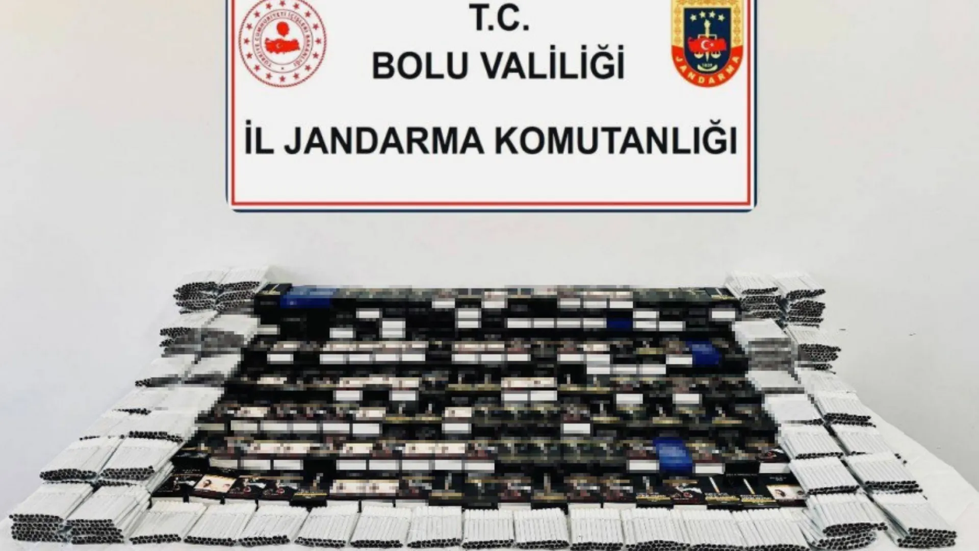 Bolu’da kaçak sigara ve makaron operasyonları: 5 gözaltı