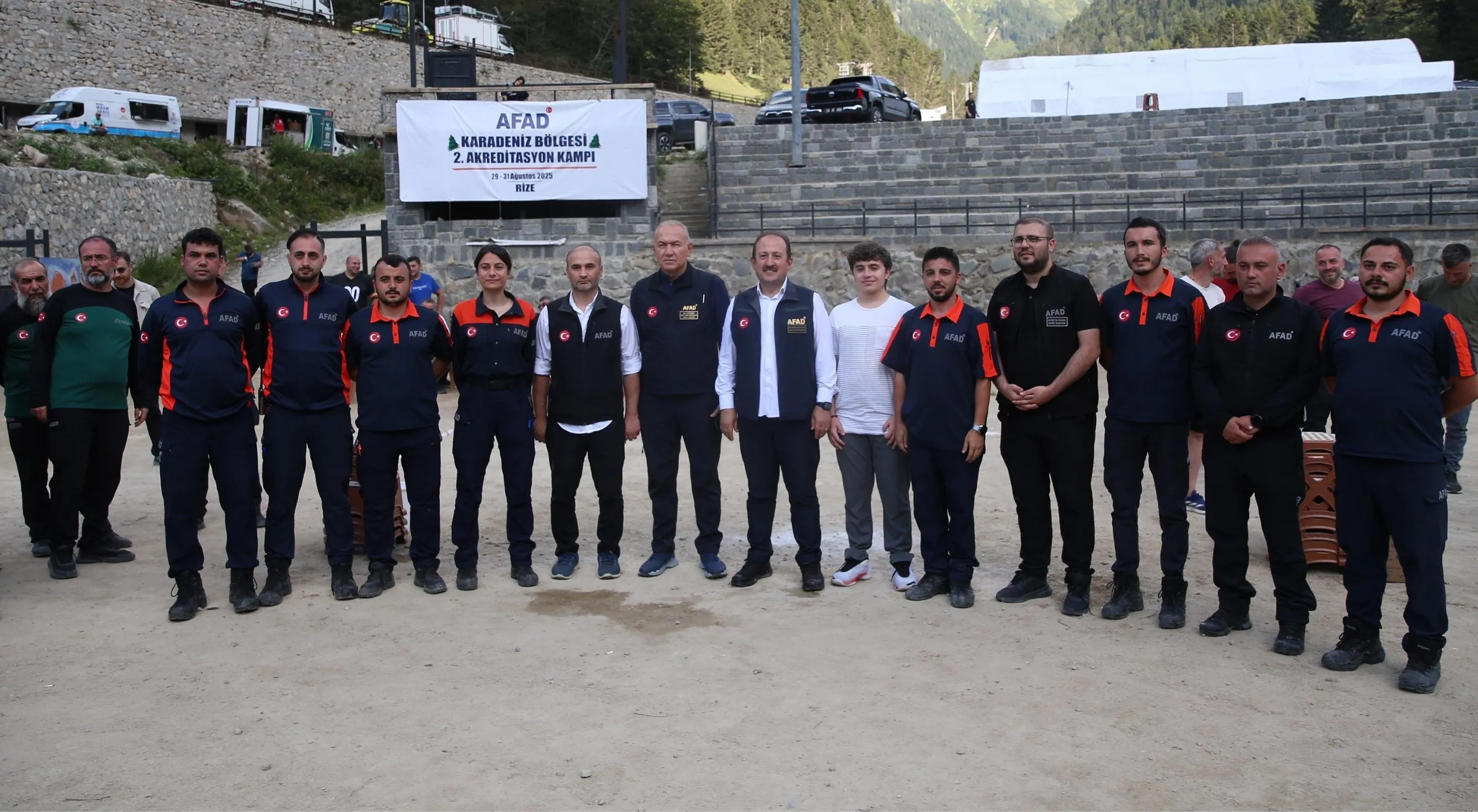 AFAD Başkanı Pehlivan, Karadeniz Bölgesi 2. Akreditasyon Kampı'nı ziyaret etti