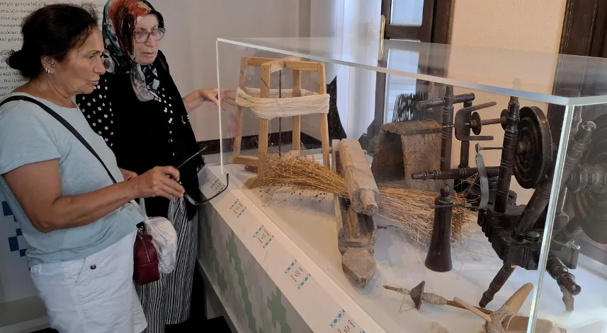 Türkiye'nin ilk keten müzesi açıldığı günden bu yana 10 binden fazla ziyaretçi ağırladı