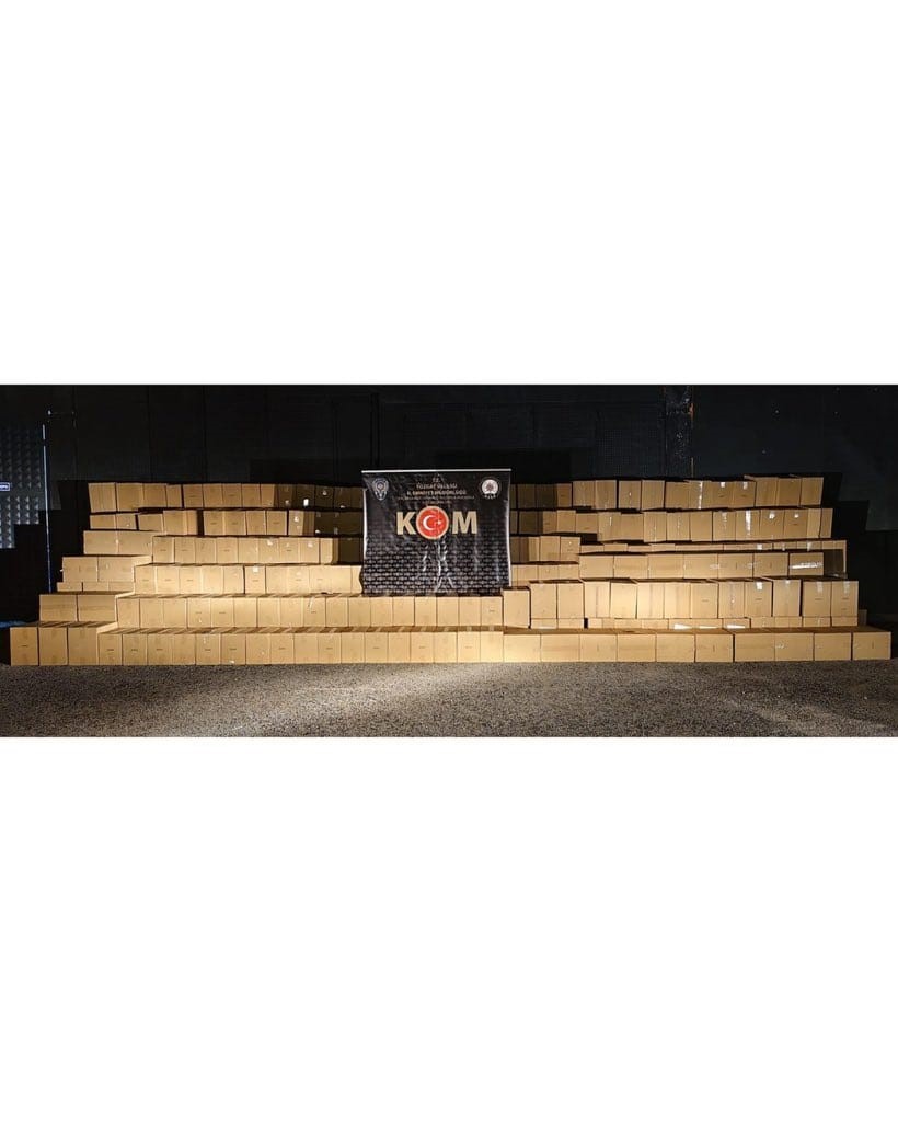 Yozgat’ta 6 milyon 800 bin makaron ele geçirildi