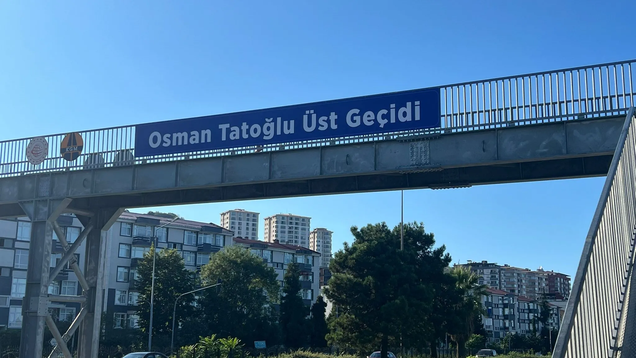 Spor Şehidi Osman Tatoğlu’nun Adı Yaya Üst Geçidine Verildi