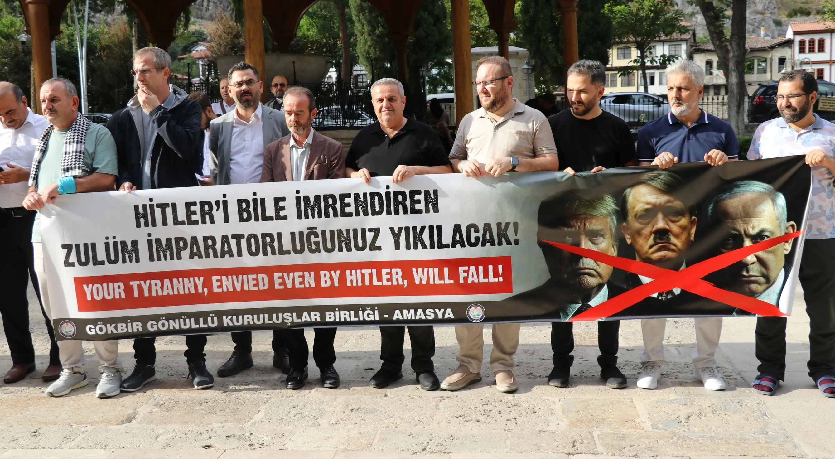 Amasya'dan Filistin'e ve Küresel Sumud Filosu'na destek