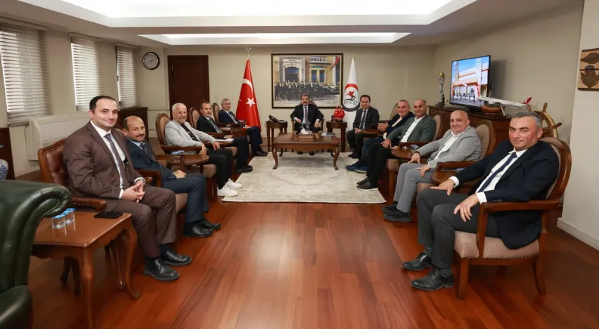 Karadeniz Spor Turizmi Birliği’nden Vali Orhan Tavlı’ya ziyaret