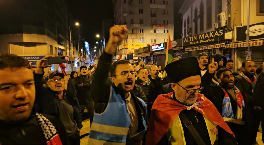 Zonguldak’ta İsrail protestosu