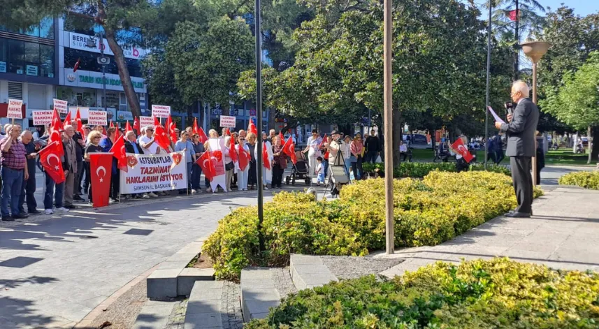 Samsun’da astsubaylar özlük haklarını istedi