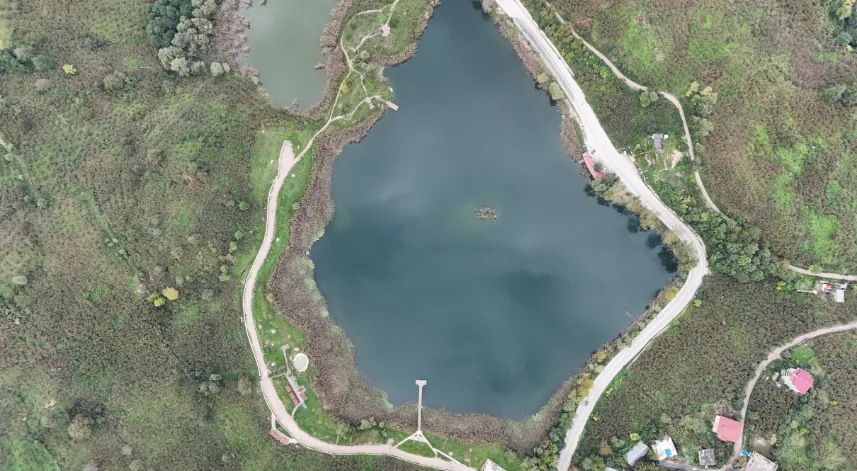 Doğal güzelliğiyle öne çıkan Gaga Gölü'nü 9 ayda 200 bin kişi ziyaret etti