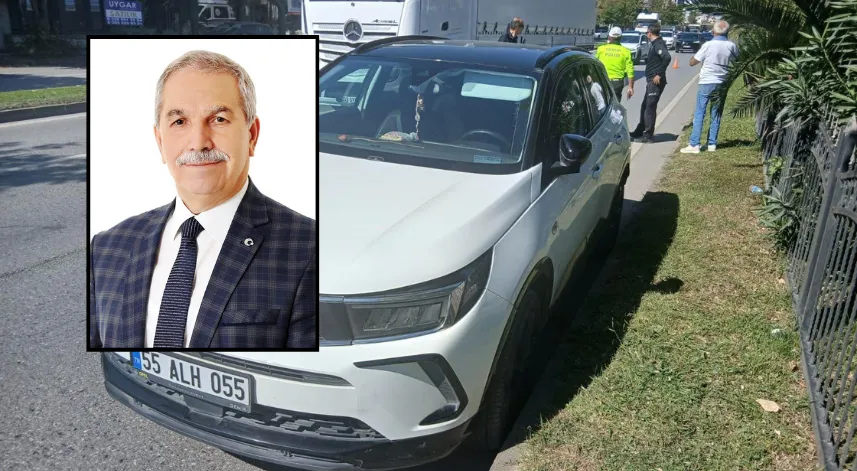 Samsun’da, eski ilçe belediye başkanı kazada yaralandı