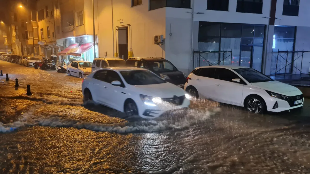 Sinop'ta sağanak etkili oldu