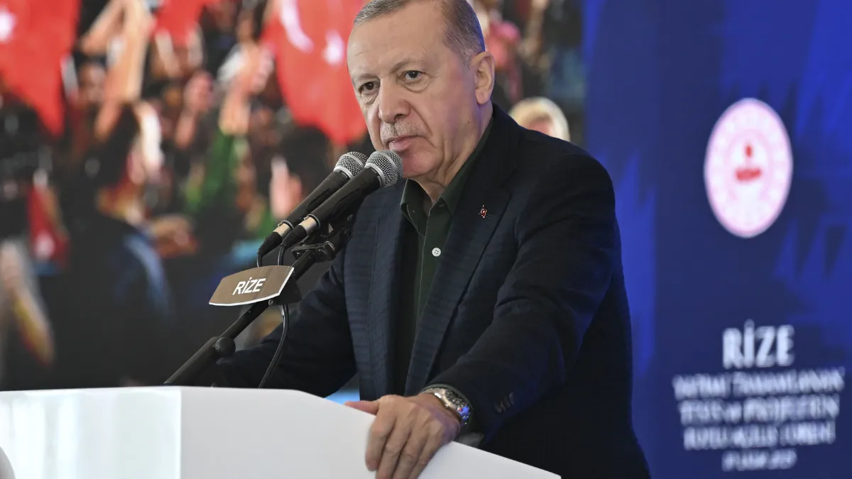 Cumhurbaşkanı Erdoğan, Rize’de yapımı tamamlanan tesis ve projelerin açılış töreninde konuştu
