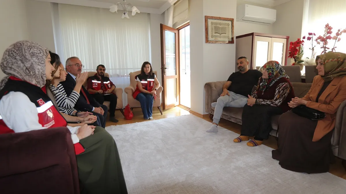 Rize'de afetzedelere psikososyal destek veriliyor