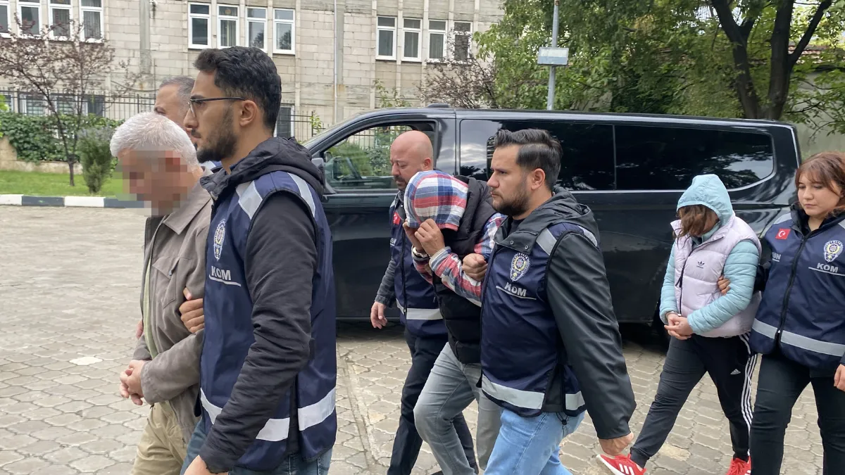 Samsun’da ‘tefecilik’ ve ‘silah ticareti’ operasyonunda 3 şüpheli adliyede