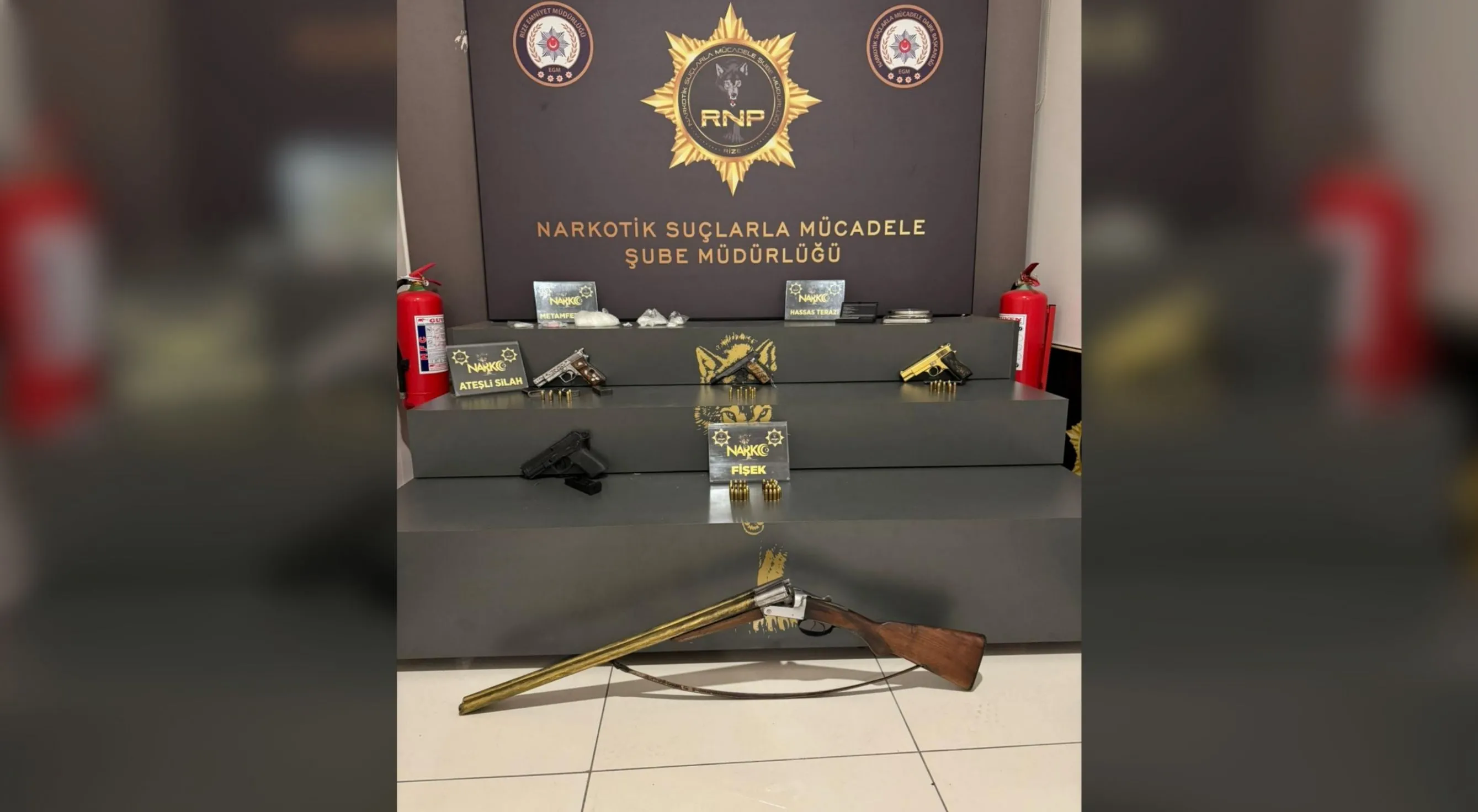 Rize'deki uyuşturucu operasyonunda 5 tutuklama