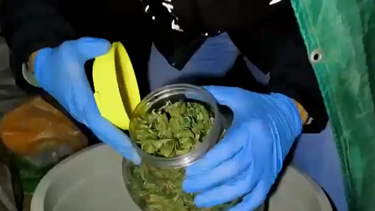 Evinde uyuşturucu ve silah ele geçirilen şüpheliye gözaltı