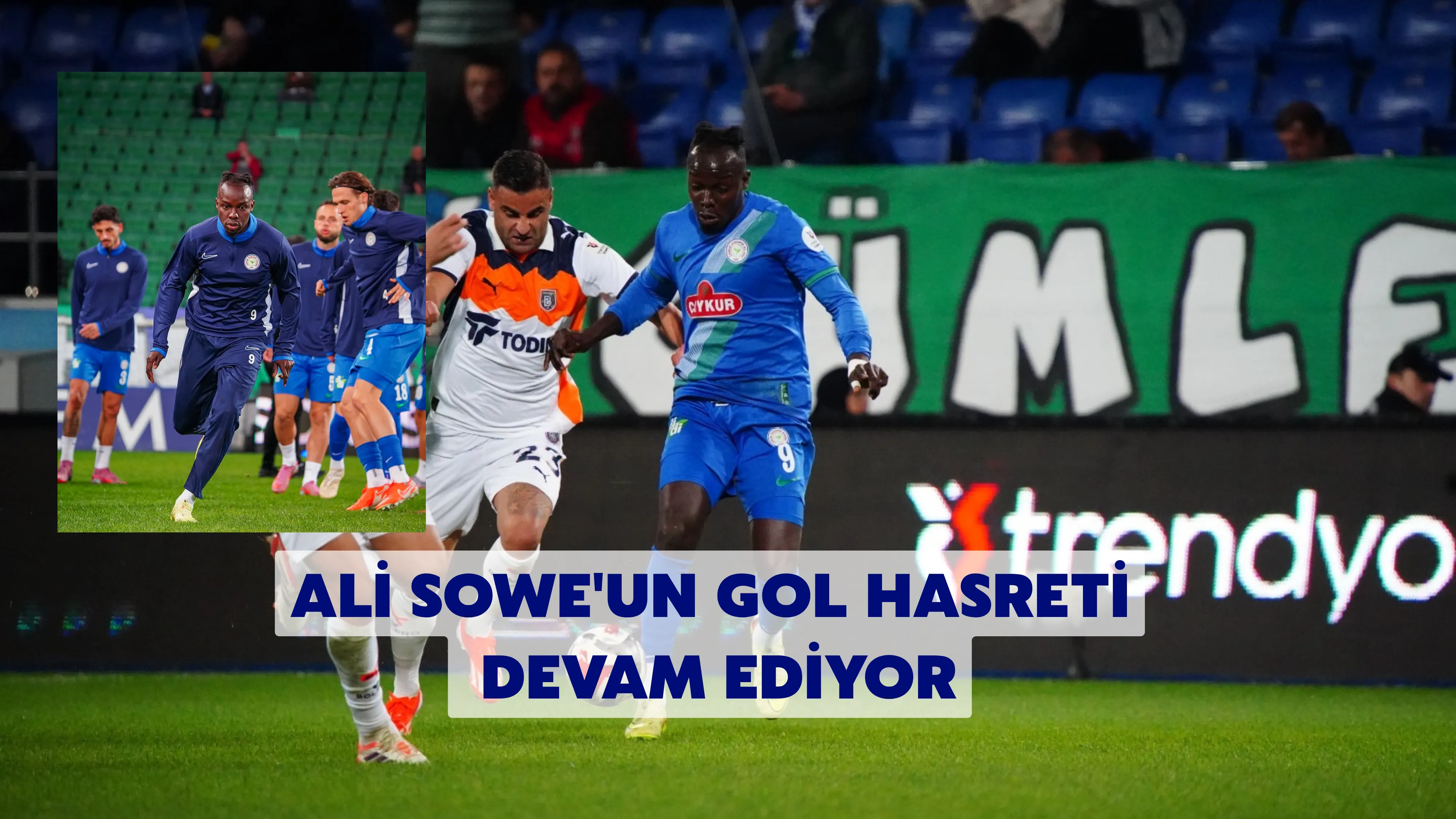 Ali Sowe'un gol hasreti devam ediyor
