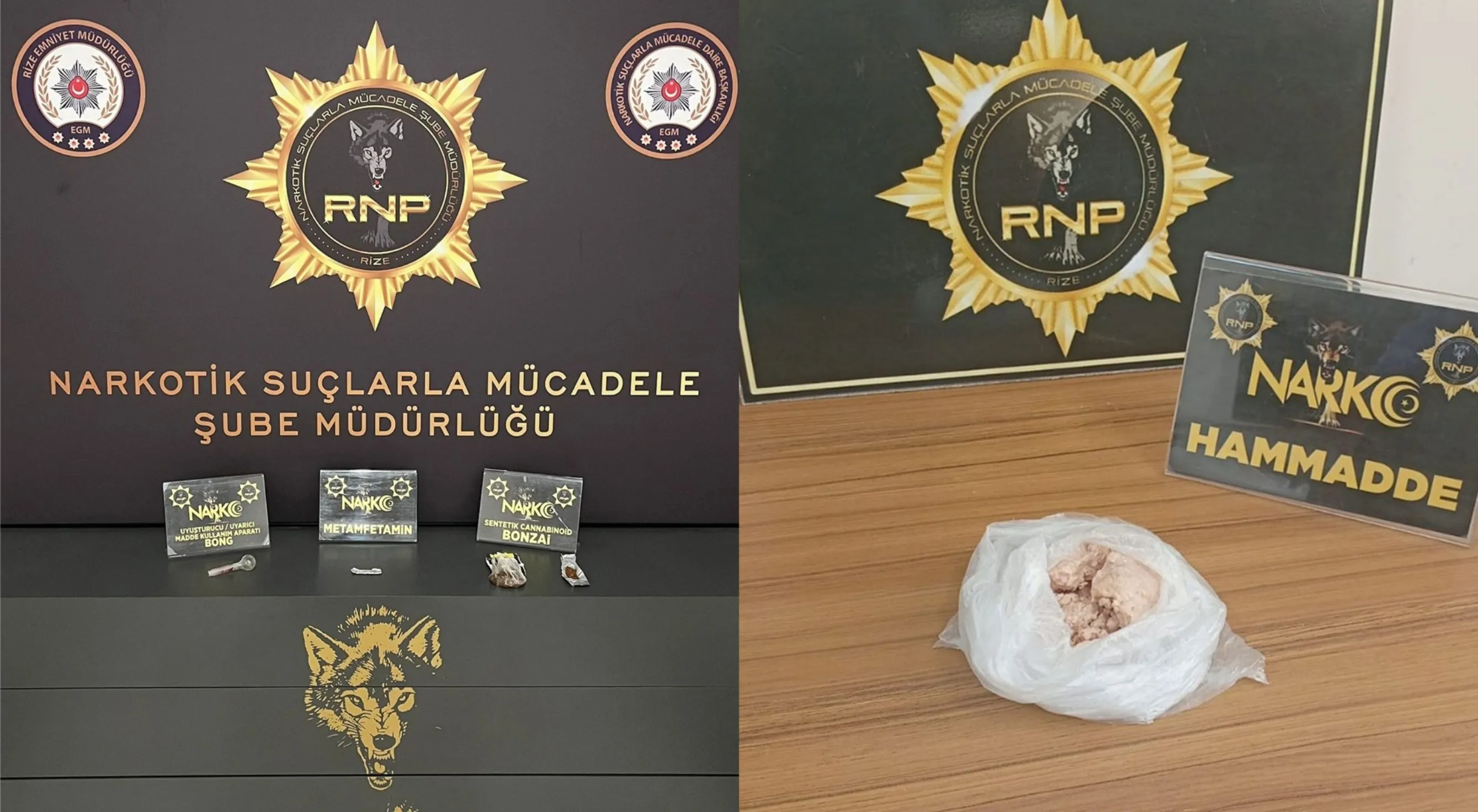 Rize'de uyuşturucu operasyonu: 2 tutuklama