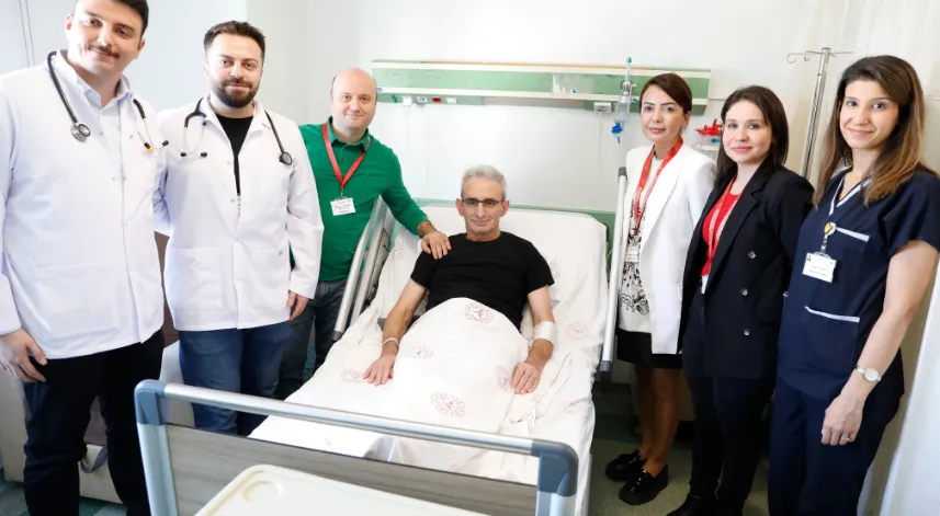 Samsun'da milyonda bir görülen kanama hastası kapalı yöntem kalp ameliyatıyla sağlığına kavuştu