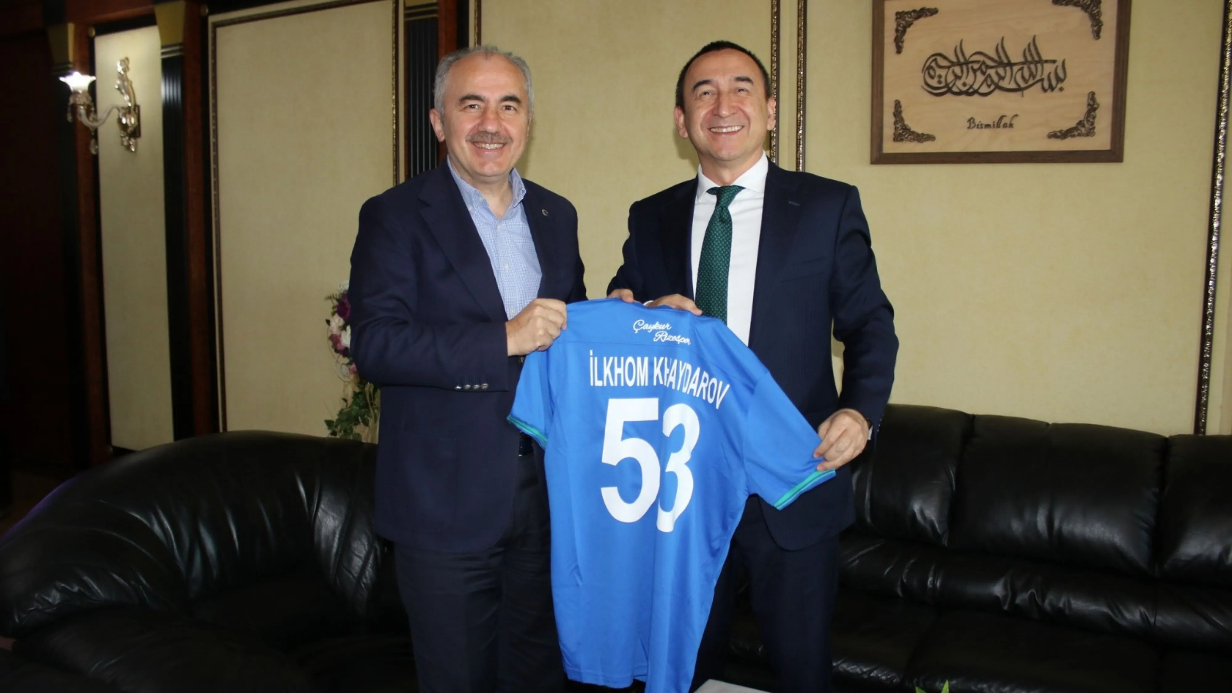 Büyükelçi Khaydarov, Rize'yi ziyaret etti