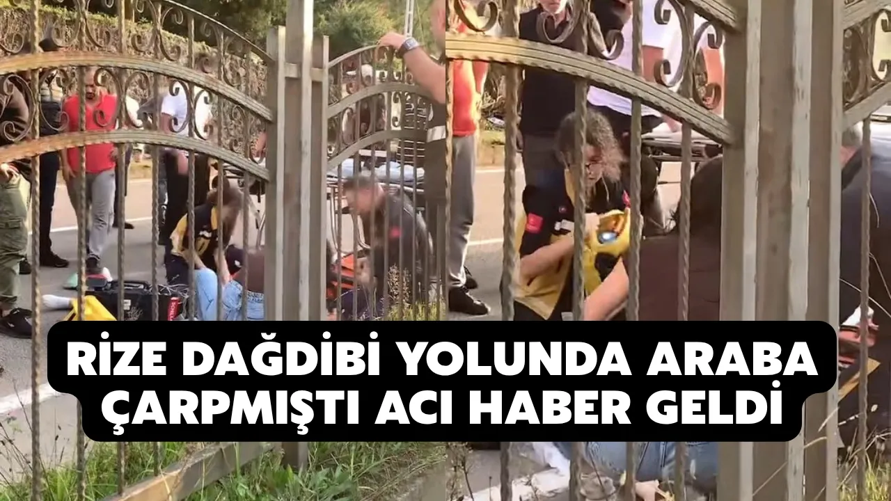 Rize Dağdibi Yolunda Araba Çarpmıştı Acı Haber Geldi