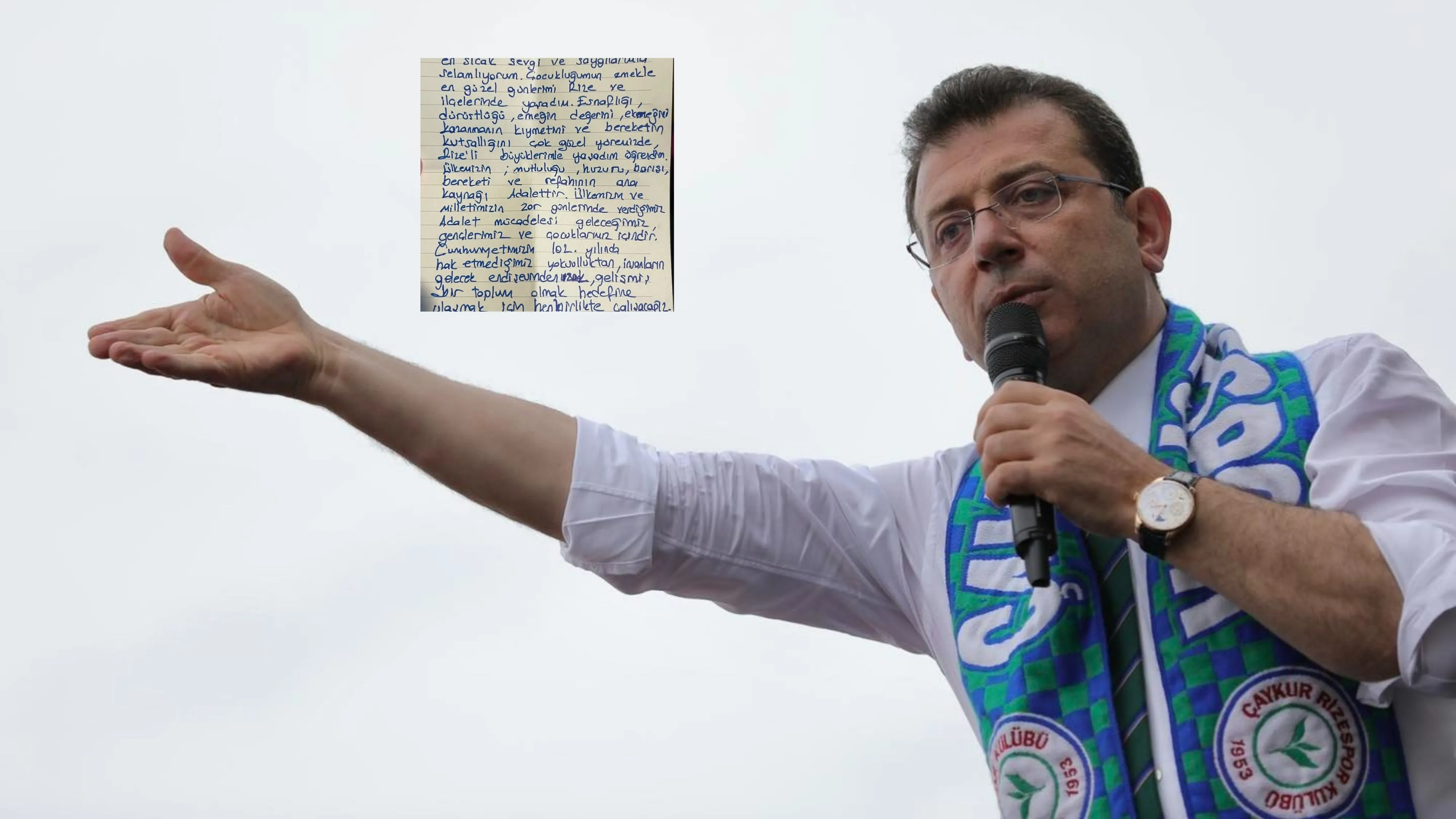 İmamoğlu'ndan Rizeliler'e mesaj