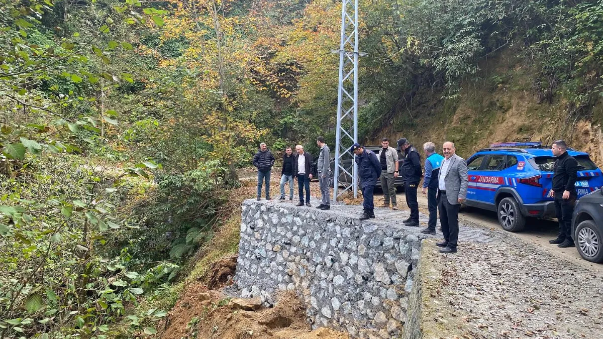 Arhavi Kaymakamı Burak Çimşir'den köylere ziyaret