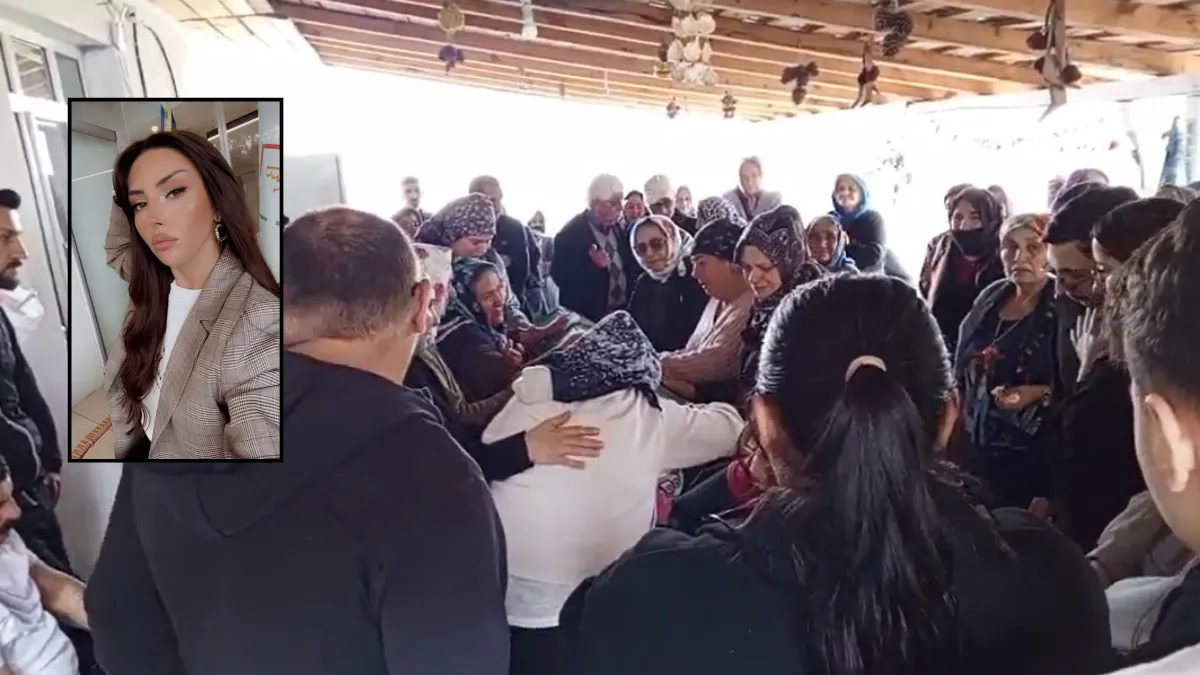 İstanbul'da otel odasında öldürülen Melisa, Tokat'ta toprağa verildi