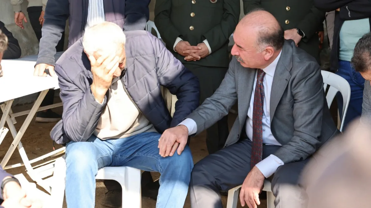 Şehit Astsubay İbbiği'nin ailesine Çorum Valisi Çalgan'dan taziye ziyareti