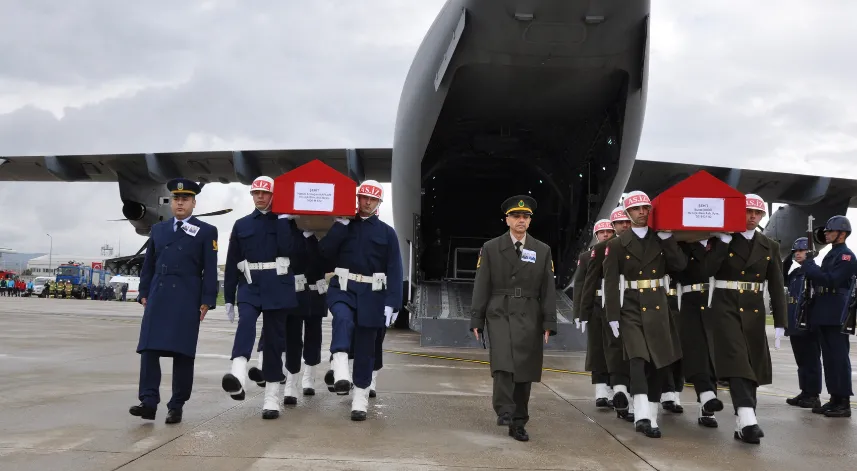 Şehit Kaplan ve İbbiği'nin cenazeleri Amasya'ya getirildi