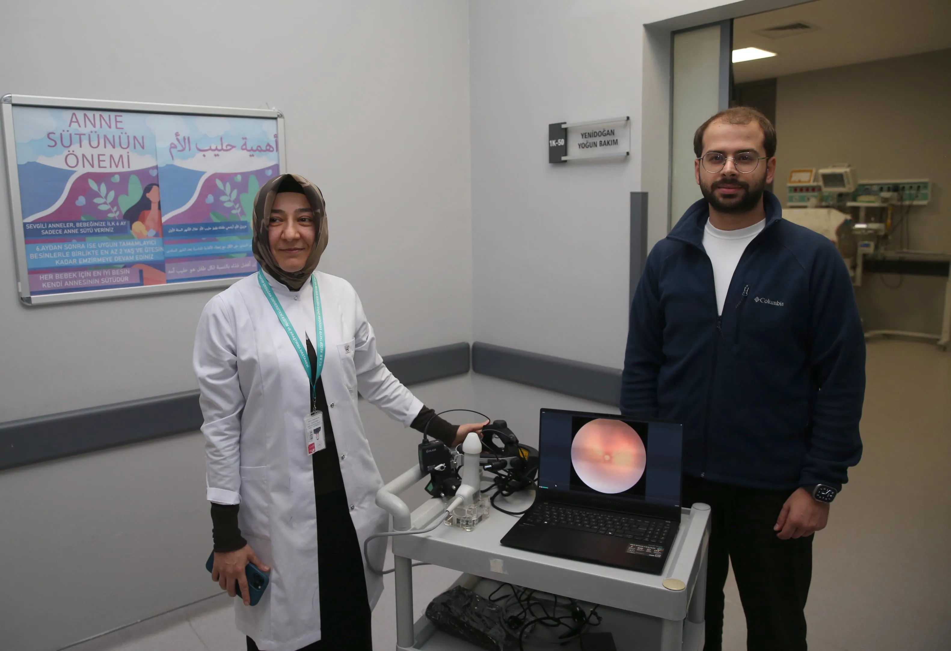 Rize'de prematüre bebeklerdeki ROP tanı ve tedavisinde gelişmiş cihazlar kullanılacak