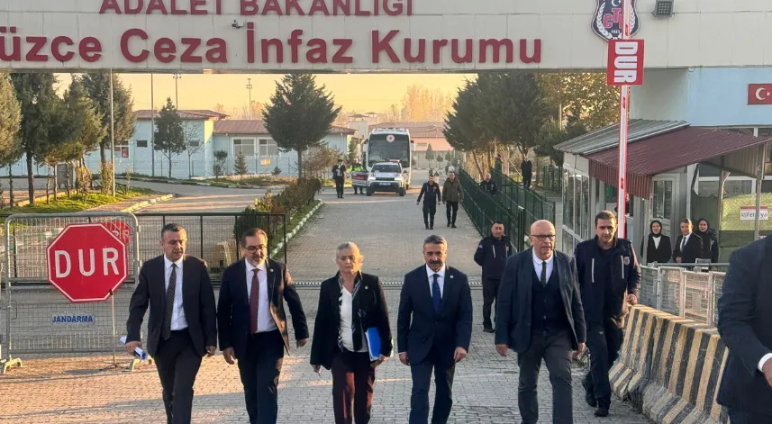 TBMM Heyeti, Düzce Cezaevi'nde inceleme yaptı
