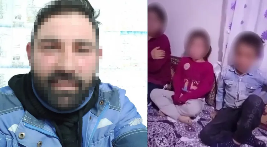 Çocuklarına kemerle işkence yapıp bir de cep telefonuyla kayıt altına aldı