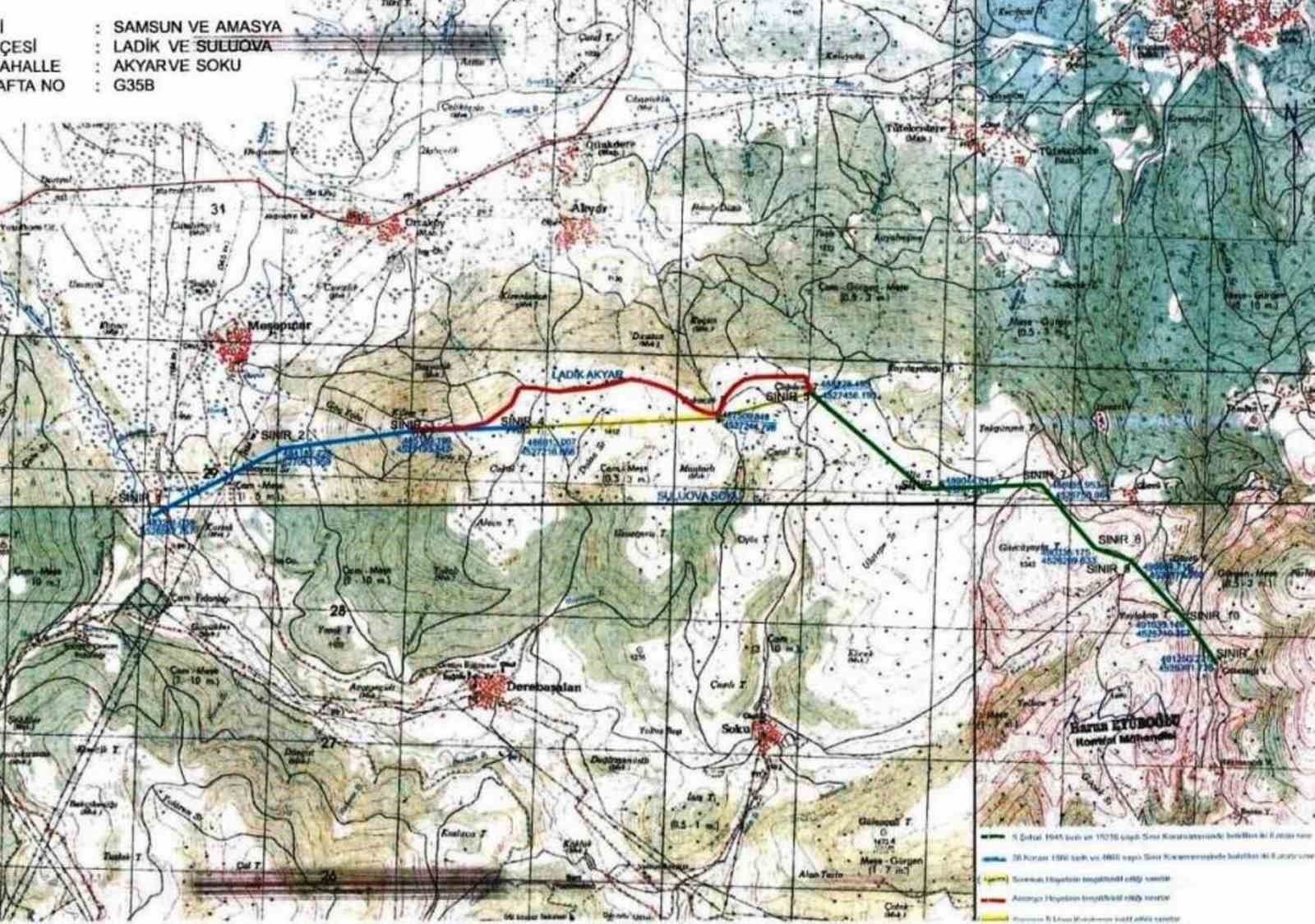 Samsun-Amasya sınırındaki ’toprak’ krizi: 