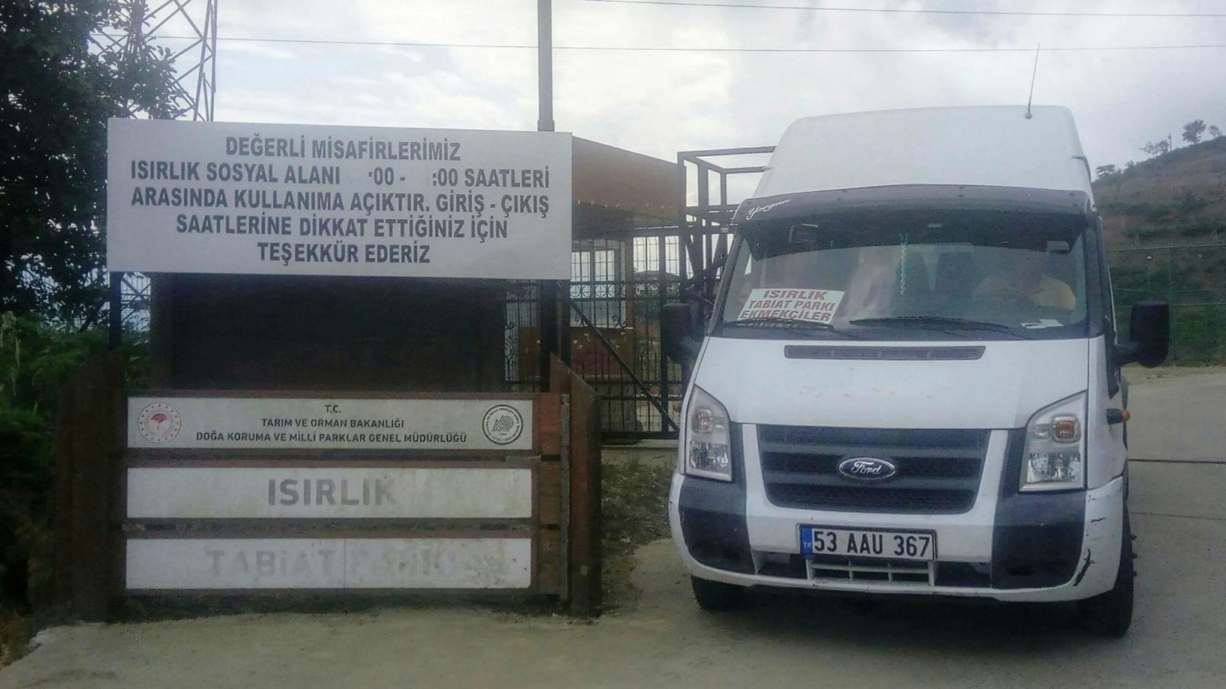 Ekmekçiler dolmuş hattı, Isırlık Tabiat Parkı’na düzenli seferlere başladı