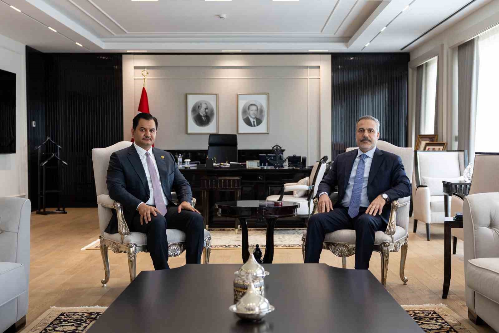 Bakan Fidan, Libya Ulusal Ordusu Genel Komutan Yardımcısı Orgeneral Hafter’i kabul etti