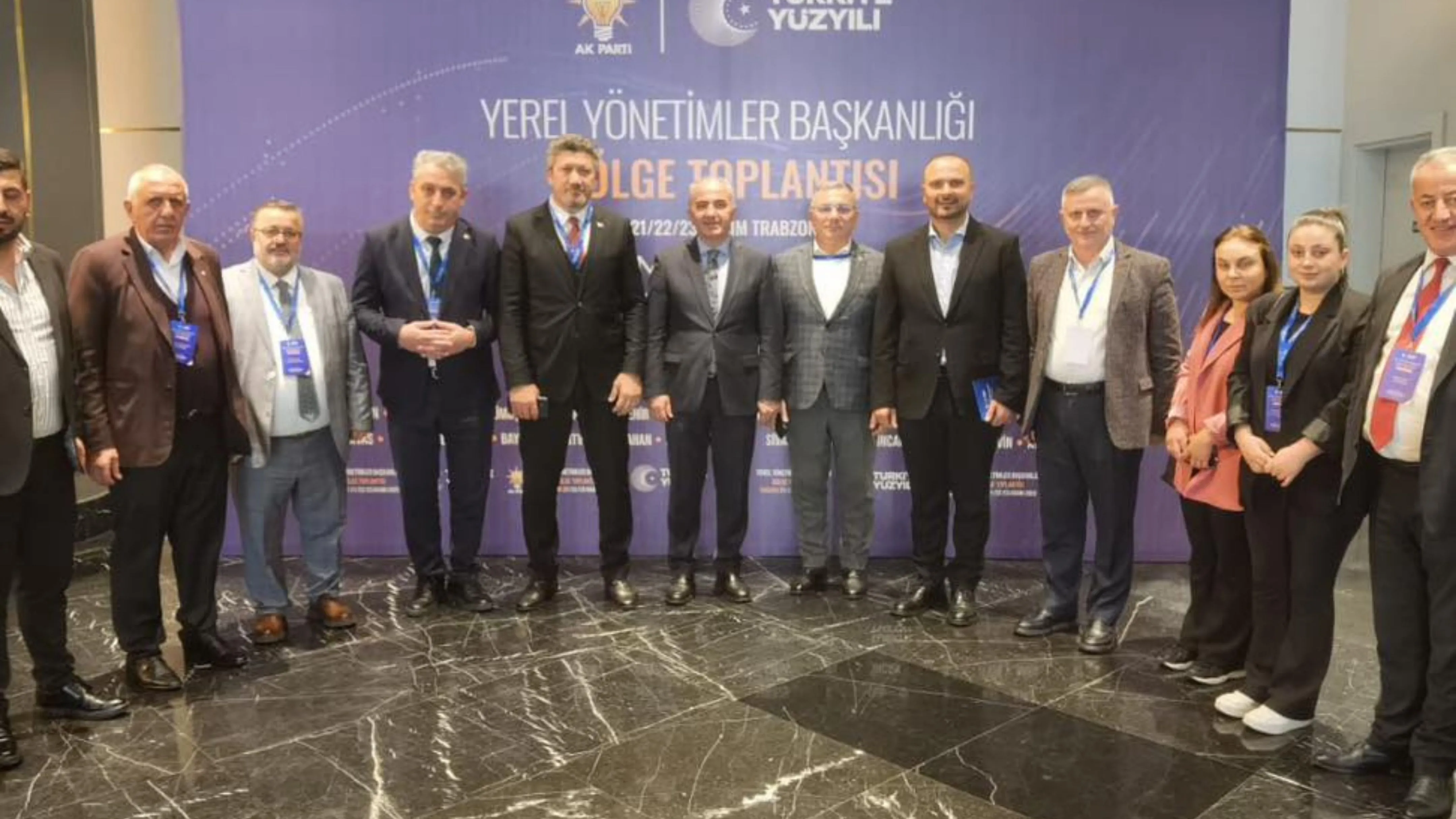 Rize’den belediye başkanları bölge toplantısına katıldı