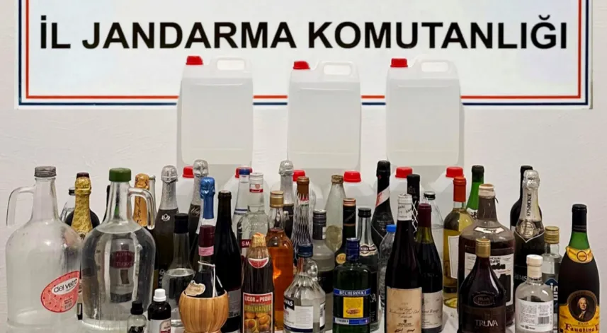 Ordu’da kaçak ve sahte içki operasyonu